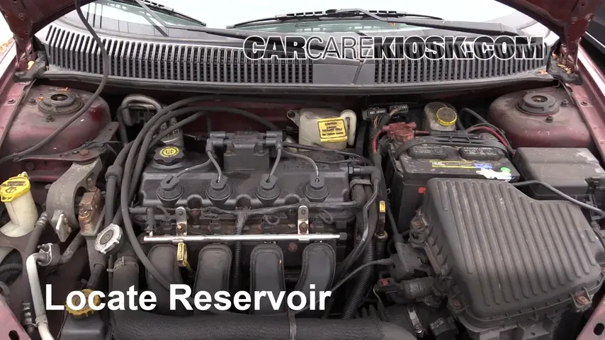 2002 Dodge Neon SE 2.0L 4 Cyl. Windshield Washer Fluid